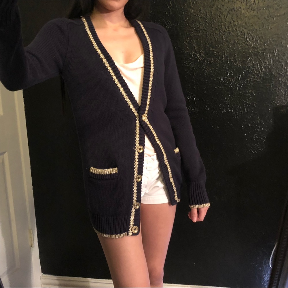 🌻SOLD🌻 Juicy Couture navy cardigan